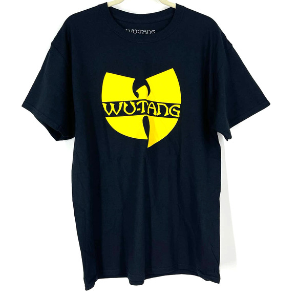 Wu-Tang Clan Other - Wu-Tang Clan Official Band Tee Black Yellow 100% Cotton T-Shirt Medium